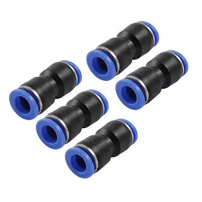 

5 x 10mm to 10mm One Touch Push In Quick Fittings Straight Connectors Ipphl