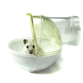 

Legendog Clear Hamster Bathroom Breathable Hamster Sand Bathroom Sand Bath Container Pet Toy Acrylic House for Cage