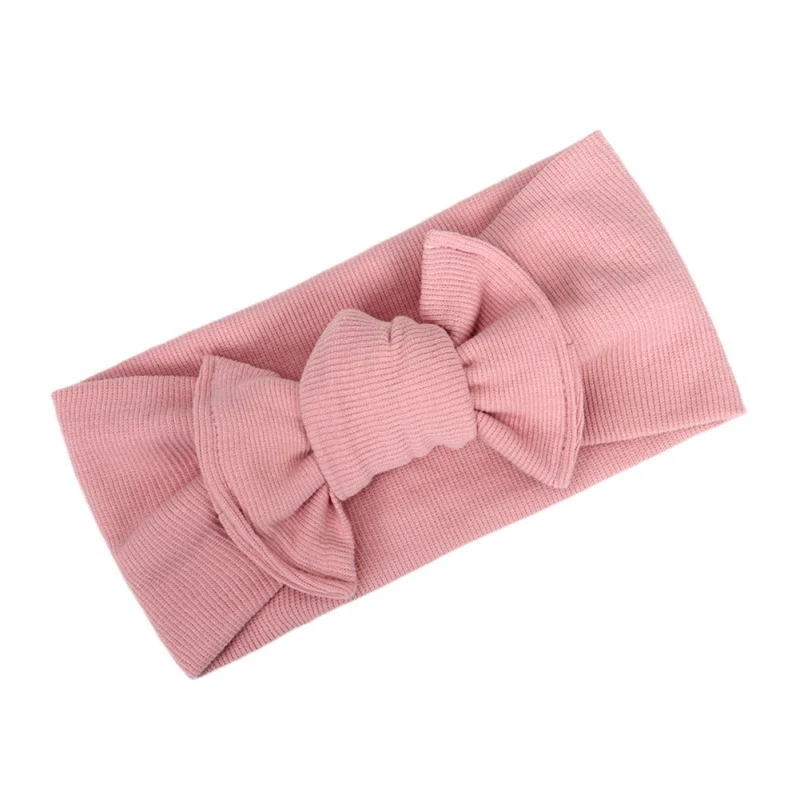 

2020 New Children Polyester Headband Soft Bowknot Hair Bands for Children Girls Elastic Headwrap Hair Accessories