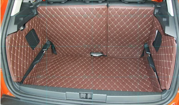 

Good quality! Custom special car trunk mats for Renault Captur 2019-2014 waterproof cargo liner mat boot carpets for Captur 2016