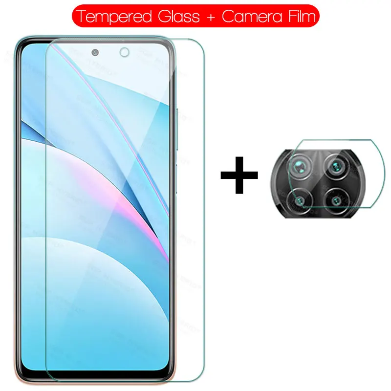 3 Trong 1 Kính Cường Lực Trên Mi 10 T Pro Lite Máy Ảnh Phim Mềm Dành Cho Xiaomi 10 T Mi10t Pro Lite Màn Hình Bao 6.67' 