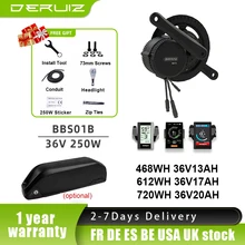 

Bafang BBS01B 36V250W Mid Drive Motor 8Fun BBS01 Engine Electric Bike Bicycle Conversion Kit with 13AH 17AH 20AH Lithium Battery