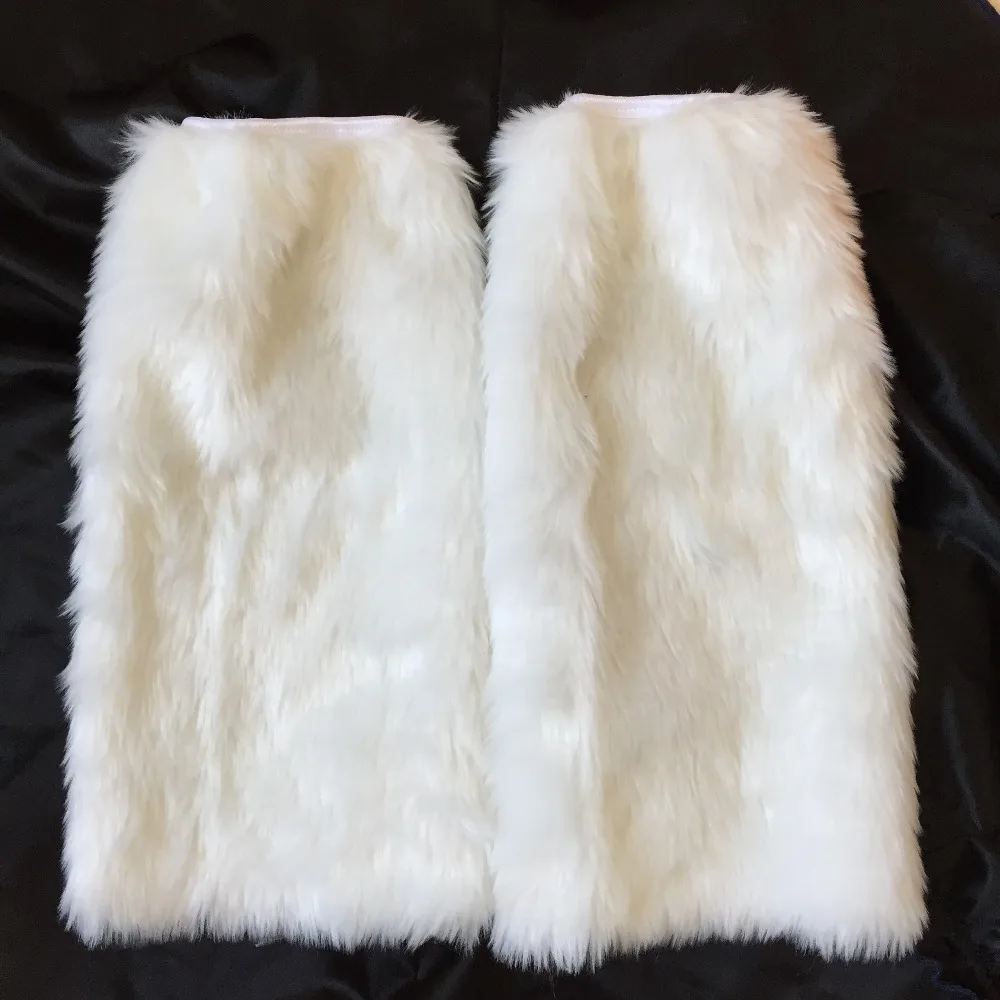 

UTMEON- Faux Rabbit Fur Shoes Cute Leg Warmer Boot Socks Winter Sexy Women's Boots Cuffs Legwarmers