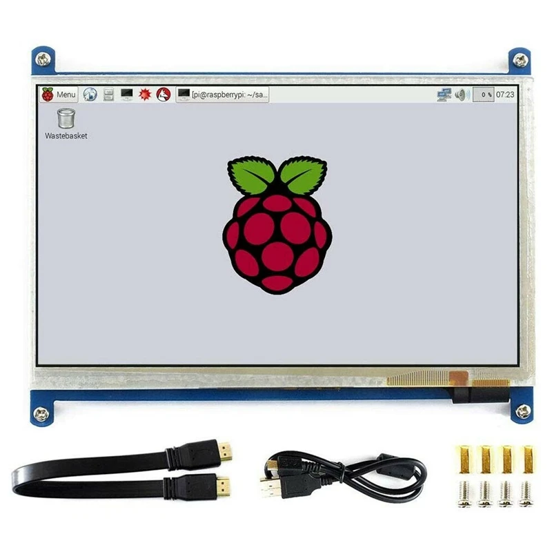 Waveshare 7 дюймов HDMI lcd(B) емкостный пресс-экран 800x480 для Raspberry Pi Поддержка Windows 10/8,1/8/7