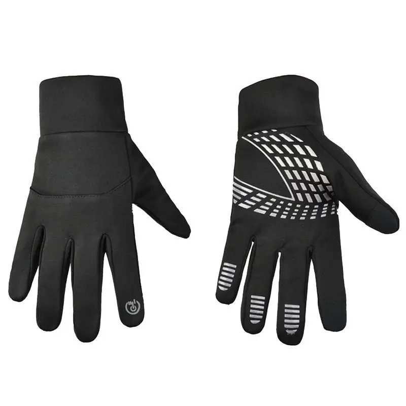 

Winter Full Finger Touch Screen Running Cycling Gloves Multifunction Waterproof Windproof Anti Slip Thermal Gloves Bike Gloves