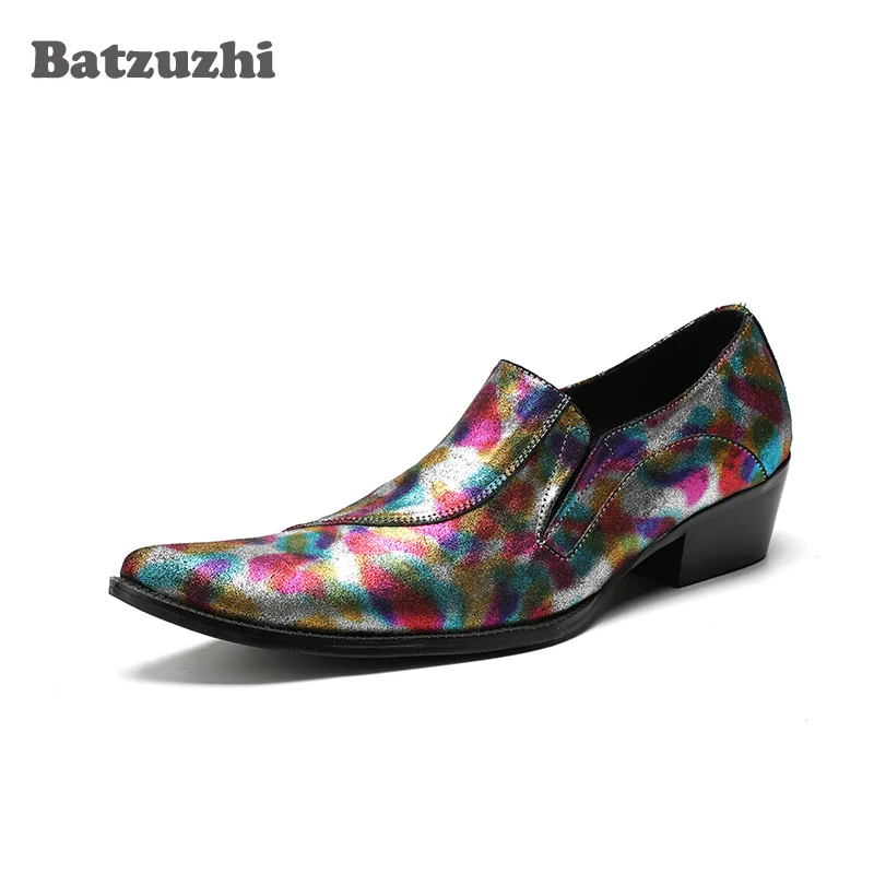 

Туфли Batzuzhi мужские из натуральной кожи, классические, заостренный носок, модная обувь в японском стиле, деловые Вечерние