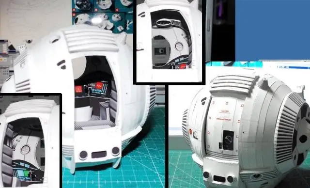 3D Paper Model Single Space Module 2001 A Space Odyssey EVA Podz Children Education Toy