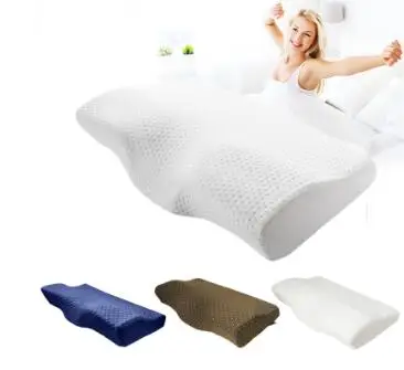 Защита шеи подушка пены памяти подушка для сна подушки под шею в форме бабочки подушки с эффектом памяти Расслабление шейного отдела позвоночника подушки