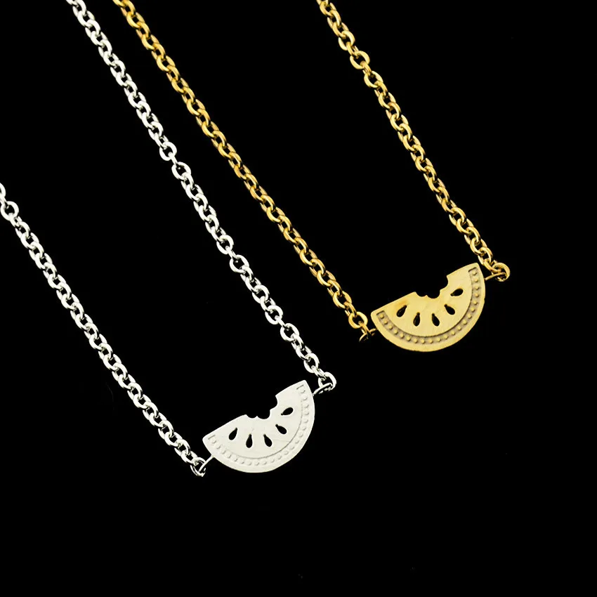 10 женский браслет с арбузом минималистичный браслет с подвеской в виде фрукта Гламурные женские ювелирные изделия из нержавеющей стали Bijoux femme