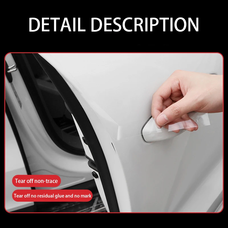 

Car Door Edge Protector Sticker Strip PVC Film Transparent Anti Collision Edge Guard Scratch Protector Rubber Seal Auto Guard