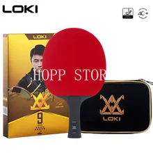 LOKI 9 Star High Sticky Table Tennis Racket Carbon Blade PingPong Bat Competition Ping Pong Paddle for Fast Attack and Arc