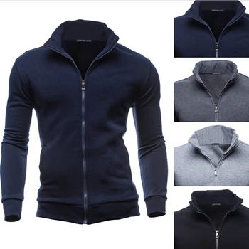 

Plus Size 3XL Autumn Winter Fleece Hoodies Men Sweatshirts Zipper Fitness Hoody Jackets And Coats For Men Cardigans