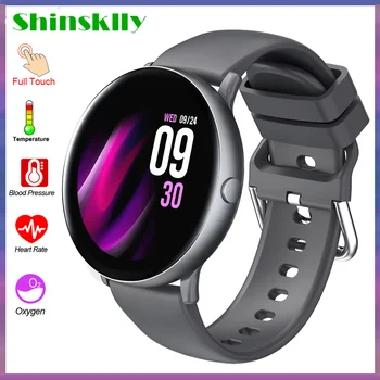 

1.09 Inch Full Touch Smart Watch Men Women Body Temperature Smartwatch Music Control Heart Rate Fitness Tracker S22T Sport Watch
