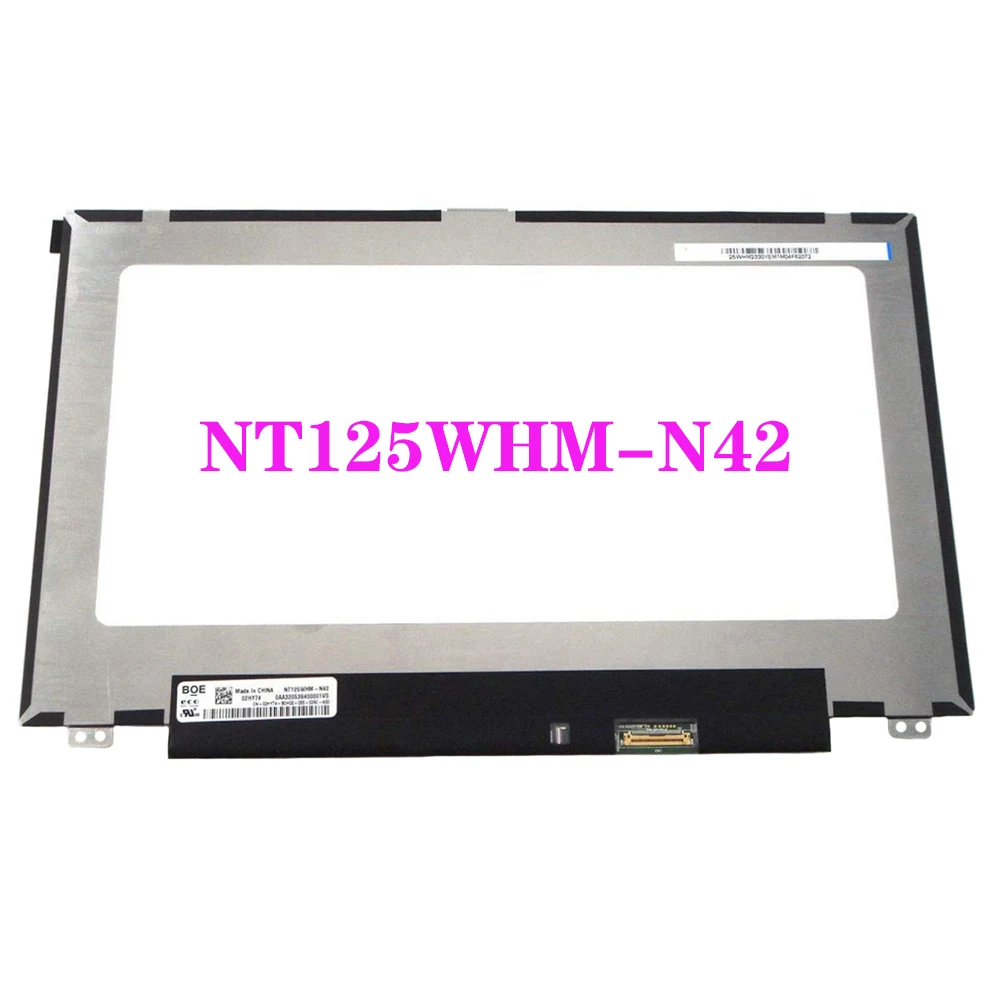 

12.5" Display Matrix Panel NT125WHM-N42 B125XTN01.0 HW4 For Dell Latitude 5280 5288 5290 7280 7290 EDP 30 Pins Laptop LCD Screen