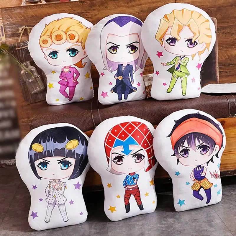 Jojo аниме Рисунок декоративное постельное белье Чехол для подушки для дивана размером 45*45 см декоративные домашние наволочки Чехлы на