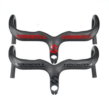 

Carbon Fiber bend Handlebar 400/420/440mm Bicycle Handle Bar Integrant Stem Road Bike Drop Bars Racing Accessories