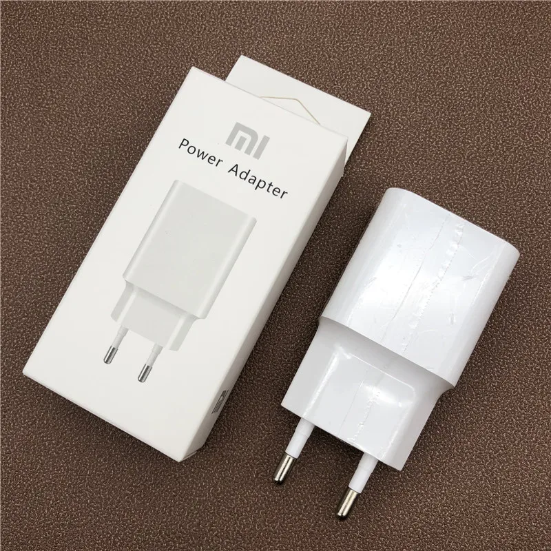 Xiaomi mi USB зарядное устройство адаптер 5 В/2A ЕС mi cro USB кабель для красного mi 4 4X 4A Note 5 5A 6 6A 7 7A S1 S2 в штучной упаковке