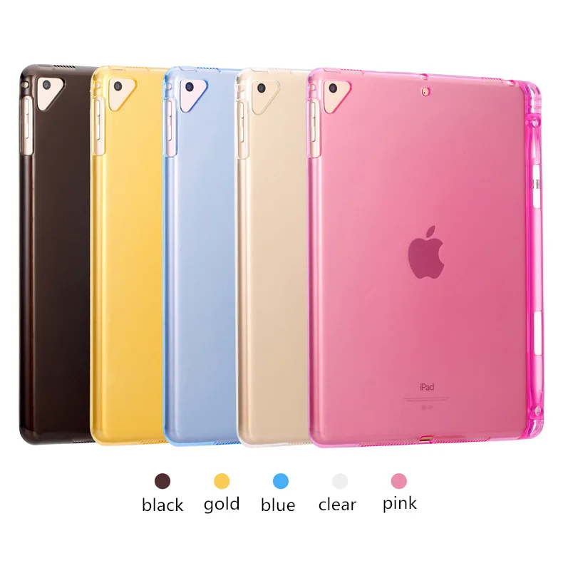Чехол для iPad Mini 5 2019 прозрачный мягкий силиконовый чехол из ТПУ защитный с
