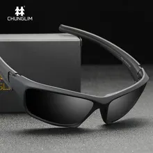 CHUNGLIM, модные поляризационные солнцезащитные очки для мужчин, бренд, дизайн, Ретро стиль, для вождения, солнцезащитные очки, мужские очки, тени, UV400