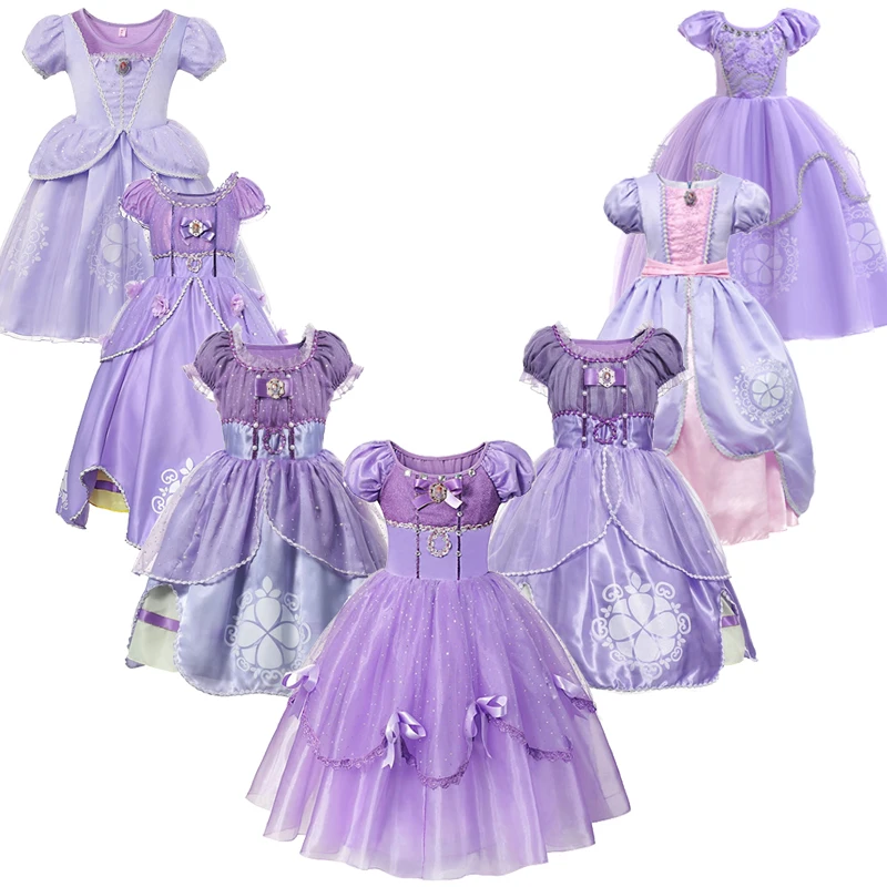 Детский костюм принцессы Софии для девочек | Детская одежда и обувь