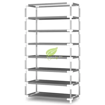 

Multi-layer Small Shoe Rack Dustproof Storage Rack Cloth Shoe Cabinet Dormitory Metal Shelf Organizer Large Capacity