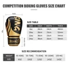 Wesing Professional boxing gloves fight MMA Gloves Martial Arts competition training mitts 6