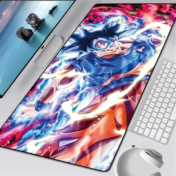 

Large Anime Mousepad Dragon Ball Mouse Mat XL Keyboard Pad Gaming Rubber Cartoon Computer Desk Mats Computer Accessories 90x40cm