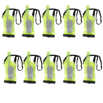 

Universal Waterproof Sets/Holster case holder for Ham Radio Hf Transceiver Amateur Radio Walkie Talkie J6309G 10pcs