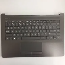 Упор для рук для павильона 14-CM 14-CK верхний чехол верхняя крышка+ Клавиатура США+ тачпад Somke Серый L23491-001 сегодня Новинка