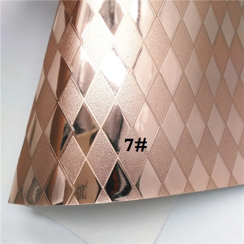 7 Glitterwishcome 21X29 см A4 размер винил для бантов металлик Алмаз синтетическая кожа, искусственная кожа листы для бантов, GM578B - Цвет: 7