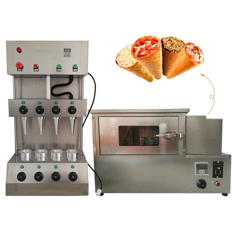 Electric Pizza Cone Forming Machine Cone Processing Machine Rotate Pizza Oven Roaster 110V/220V