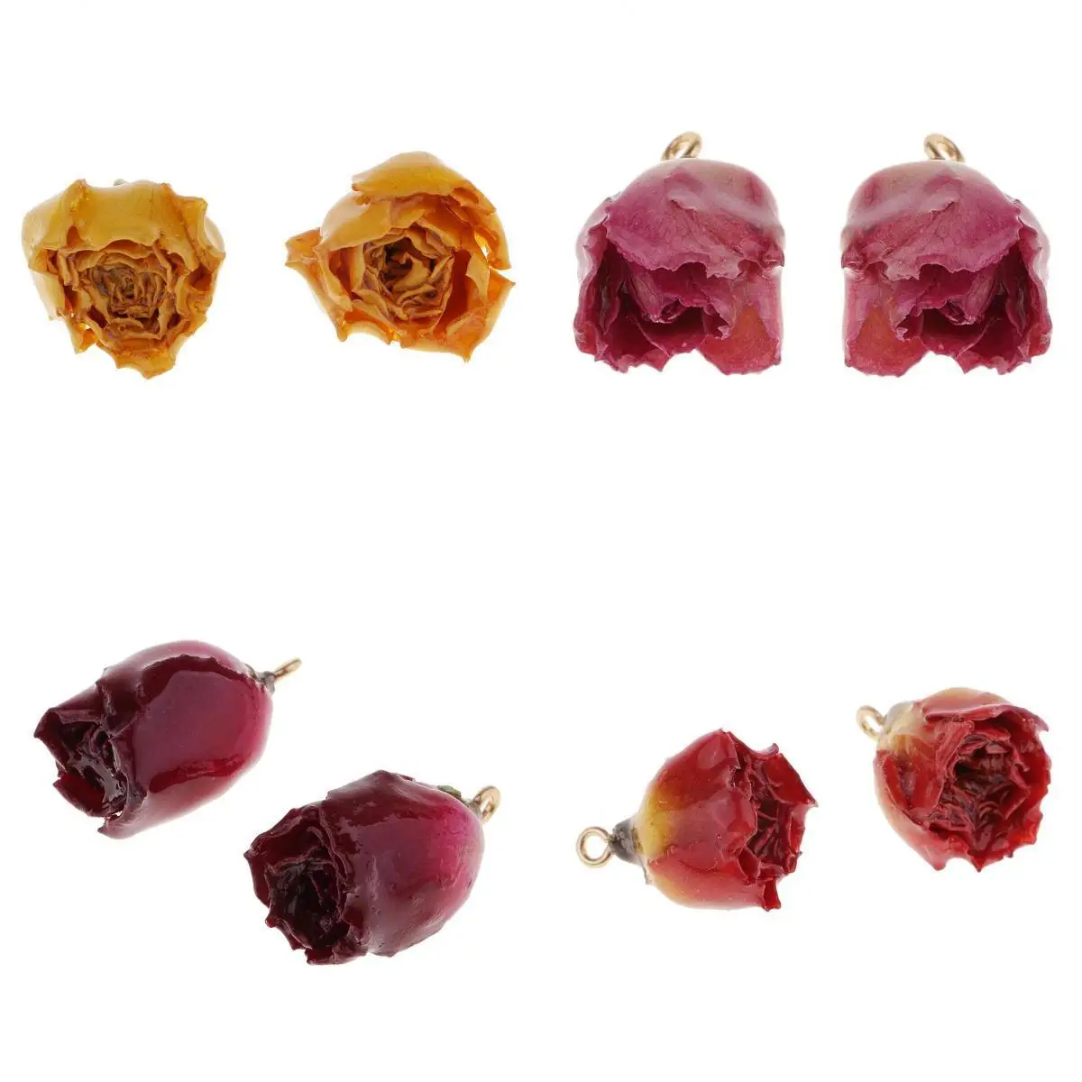30pc Bracelet Charms Rose Flower Pendant Jewelry Making DIY Accessories /N915 