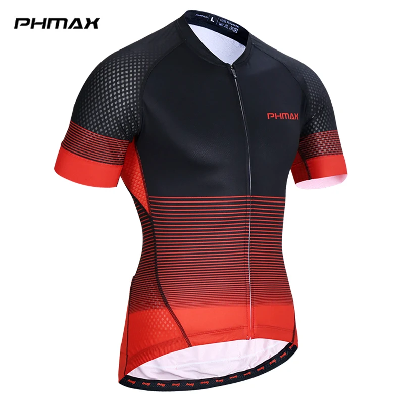 black PHMAX быстросохнущая велосипедная майка Mtb велосипедная Одежда для велоспорта дышащая одежда для велоспорта - Цвет: black