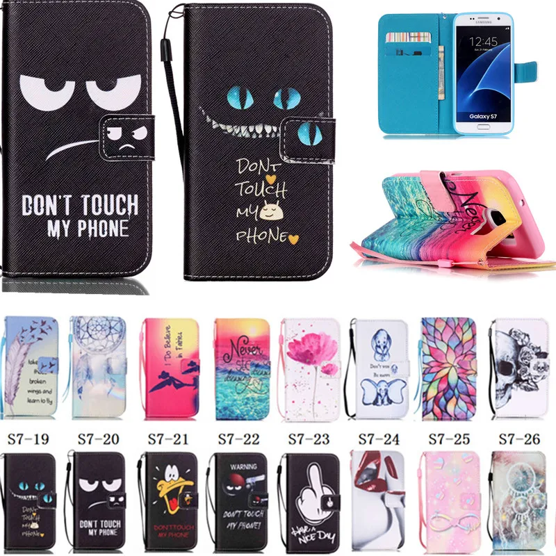 Чехол книжка для Samsung Galaxy S3 mini i8190 S4 i9190 i9300 S5 S6 S7 Edge S8 S9 Plus|case for android phone|phone case importersphone
