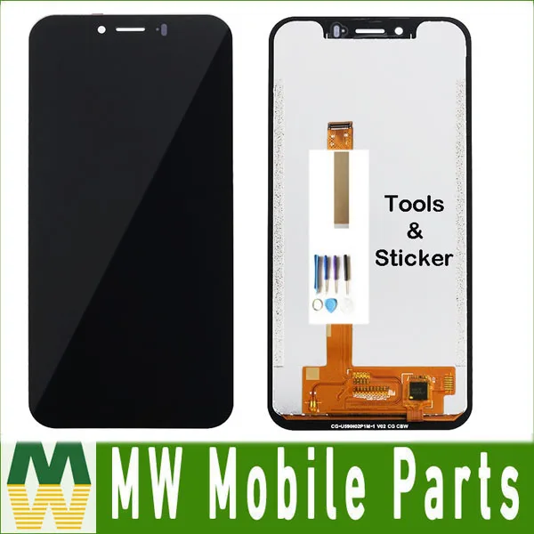 

ORIGINAL For Ulefone Armor5 Armor 5 LCD Display+Touch Screen Digitizer Assembly Replacement Accessories Black With tools Tape