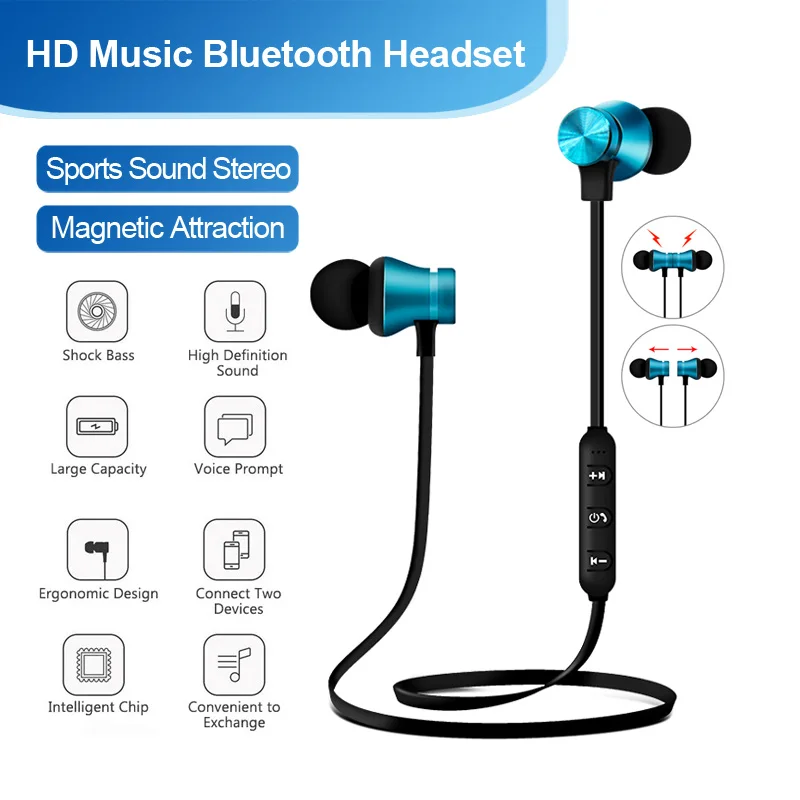 Беспроводные Bluetooth-наушники XT11 водонепроницаемые спортивные стереонаушники