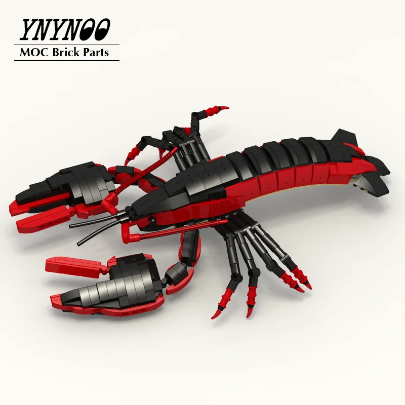

NEW Magical Creepy Lobsters Araneid MOC Creative Building Blocks Model DIY Educational Constuction Toys Children Christmas Gifts