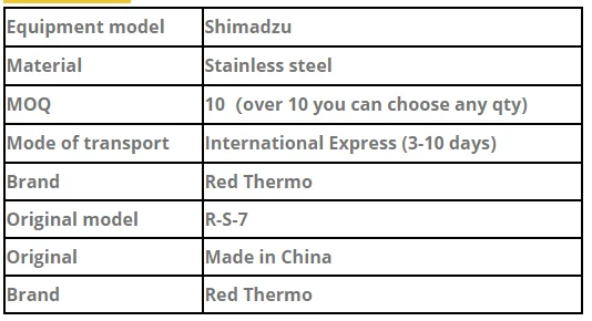 Кронштейн из нержавеющей стали для Shimadzu dsc pan dsc cell dsc аксессуары Красный термо