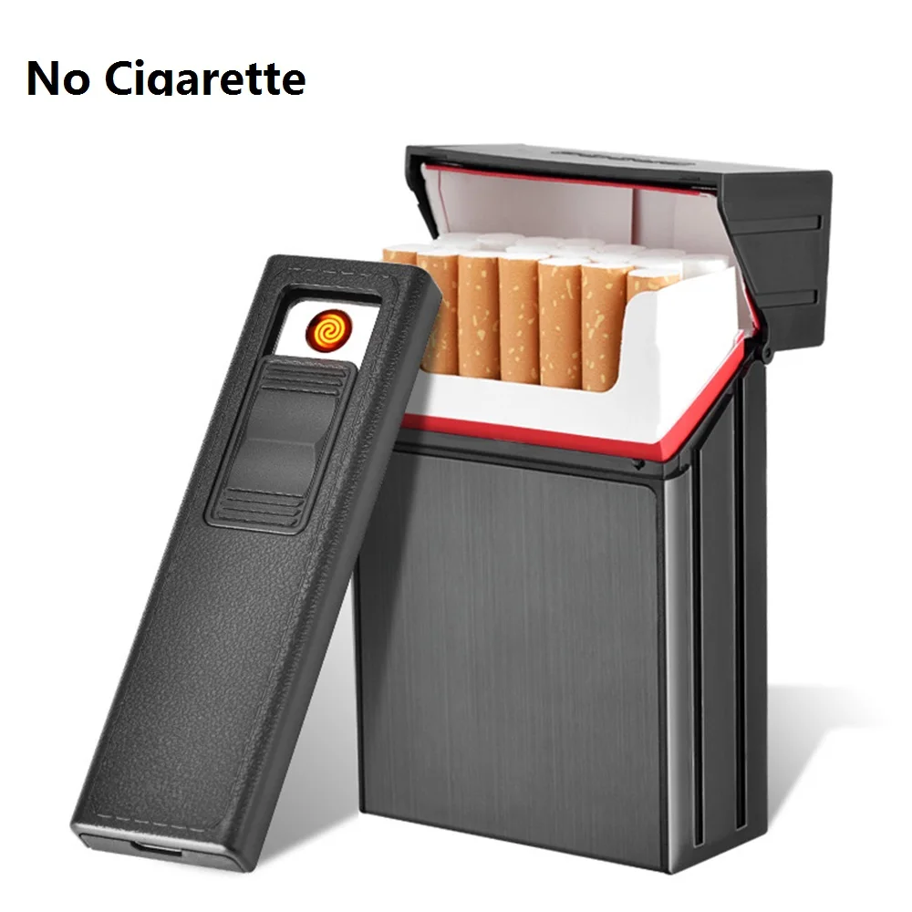 Портативный чехол для сигарет 20 загруженный Пластиковый Дозатор коробка