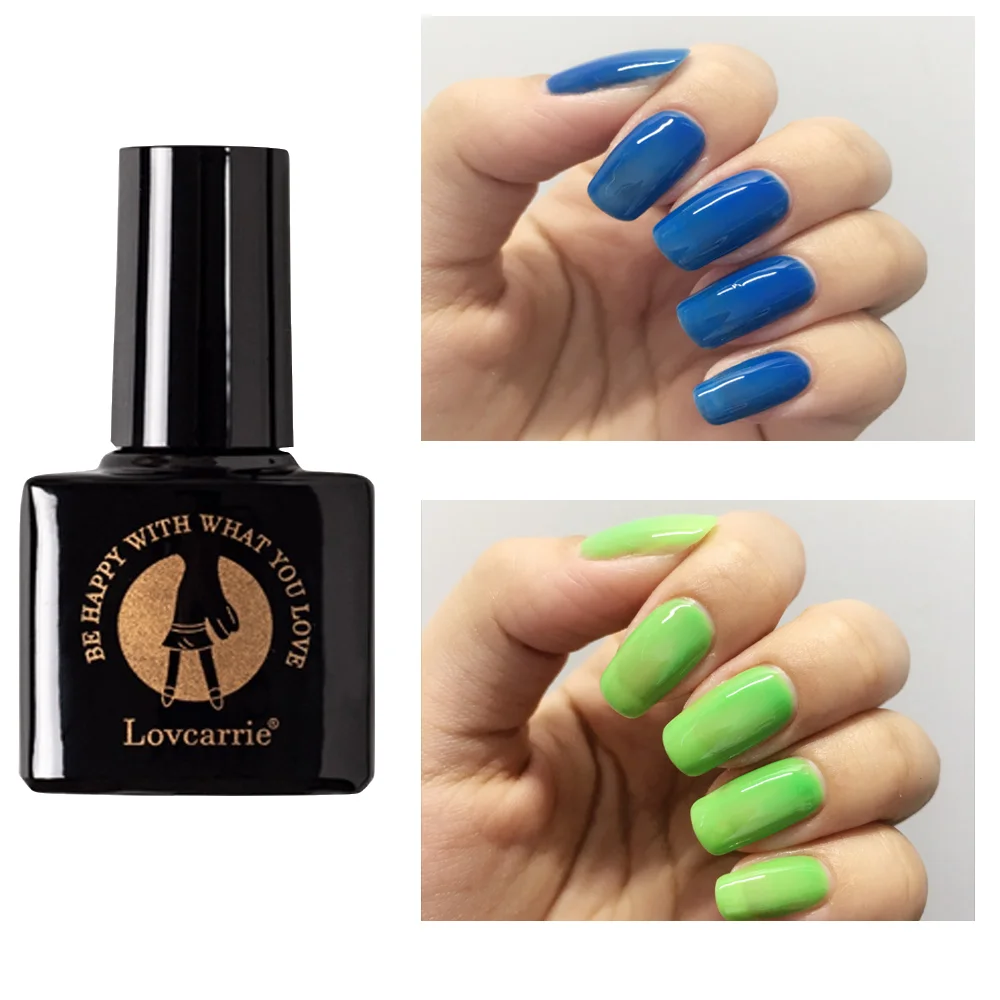 LOVCARRIE набор гель-лака Lucky color UV Vernis Полупостоянный праймер верхнее покрытие 6,5 мл Лак для маникюра гель лак для ногтей