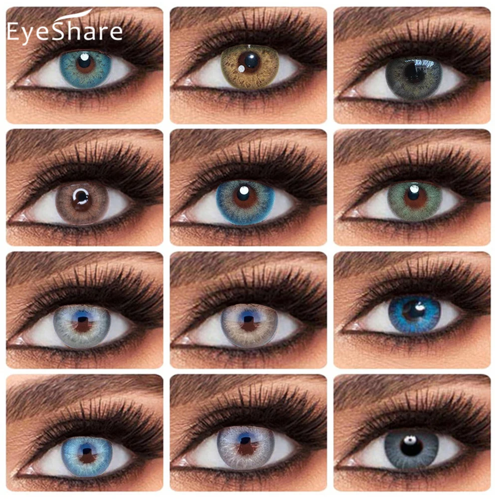 EYESHARE-2 unids/par, lentes de contacto de Color, de ojo coloreado, nuevos, 2020