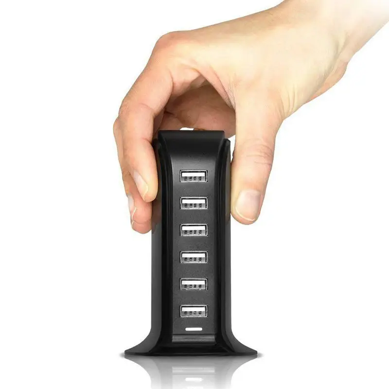 ABHU-Мульти USB Зарядное устройство, 30W 6-Порты и разъёмы зарядка через usb паяльная станция для iPhone X/XS/XR MAX/8/7 Plus/6 Plus/6 S Plus 5S iPad Pro Air Mini samsung г