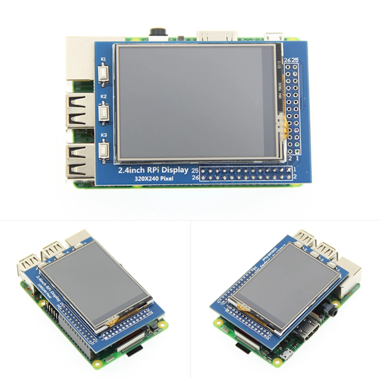 2,4/2,8 дюймов 320*240 Сенсорная панель TFT ЖК-модуль экран дисплей для Raspberry Pi GPIO вход