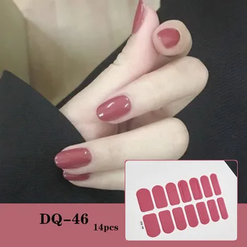 

Recuerdame 1pc Beauty Nail Sticker Glitter Liner Powder Adhesive Full Tips for Nail Art Decoration Manicure Top Coat Accessoires