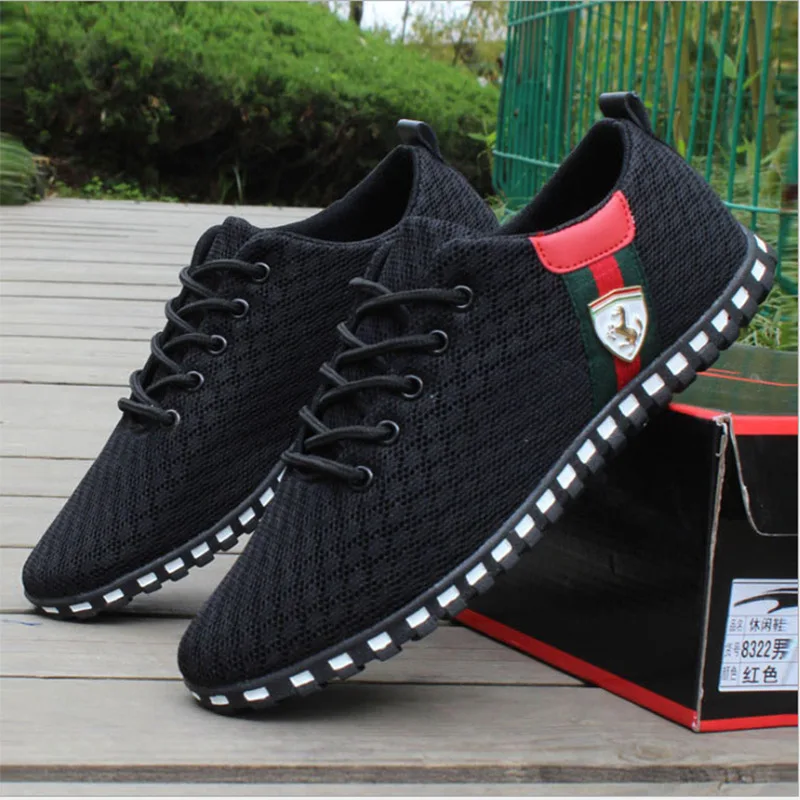 

Men Casual Shoes zapatillas mujer New Arrival Breathable Mesh Flats Shoes Men Loafers Slip On Mens Driving Shoes Trainers