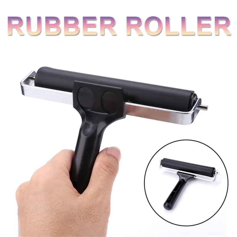 

Professional Rubber Brayer Roller 6/10/15cm Ink And Stamping Tool Apply Inks Paints Stamps Papers Anti Skid Art Supplies
