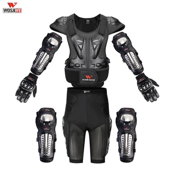 

WOSAWE Motorcycle Knee Protector Pads Elbow Pads Protective Gear Racing Motocross Rodiller Equipment Gear Motocross Joelheira