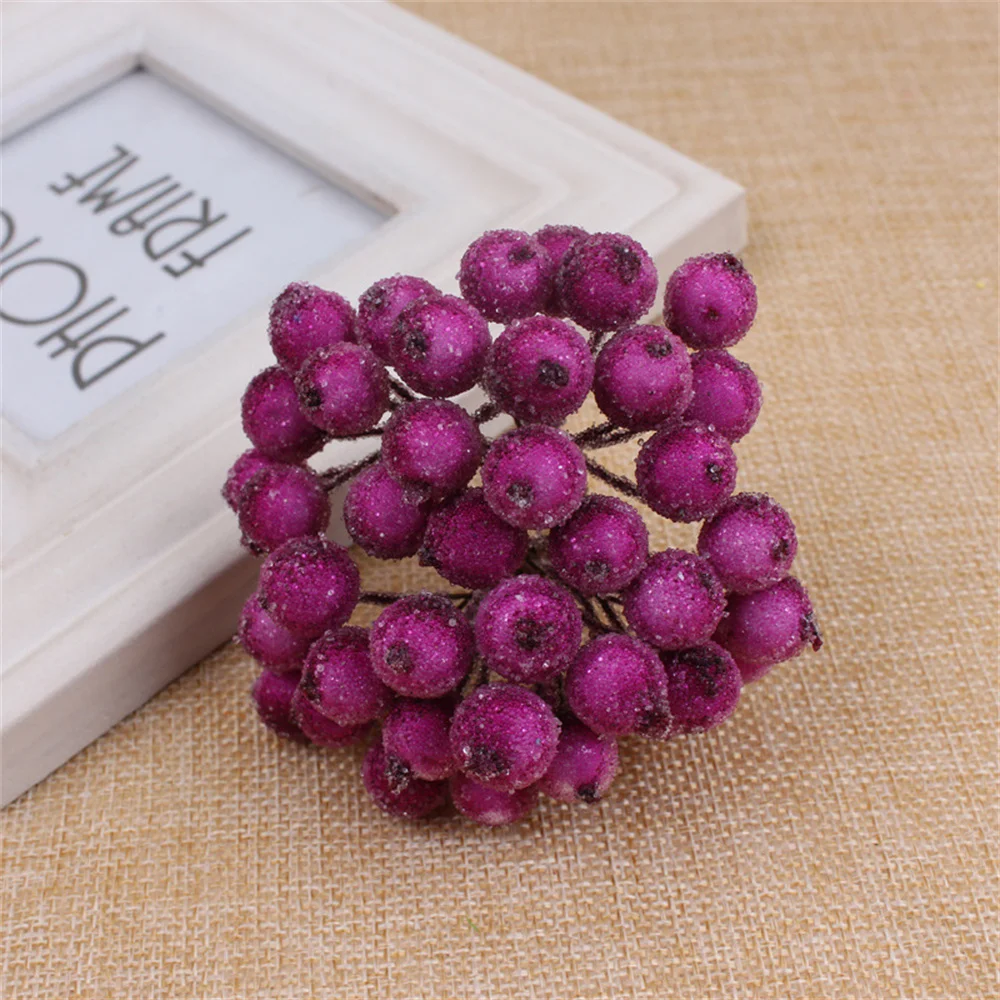 thumbnail image 1 of Christmas Tree Decorations 40 Head Artificial Berry Flowers Fruit DIY Xmas Garland Supply Home Living Room Wedding Decor 2022, 1 of 5