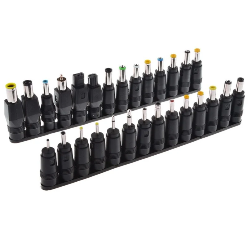 

28 pcs/set DC Power 5.5x2.1mm Jack to 28 Plug Adapter Notebook Laptop Universal