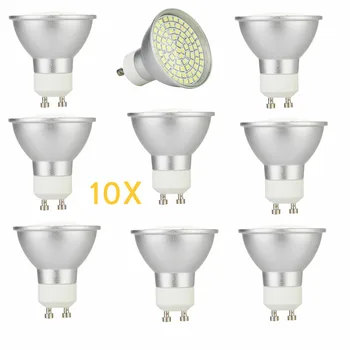 

10x LED Bulb Spotlight GU10 3W 5W 7W 48/60/80 LEDS 2835 SMD 220V Lampada Energy Saving Home Lighting Lamp Cold Warm White Bulbs